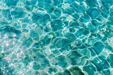 Stunning turquoise waters of the tropical sea