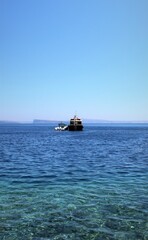 boat in the sea in Greece