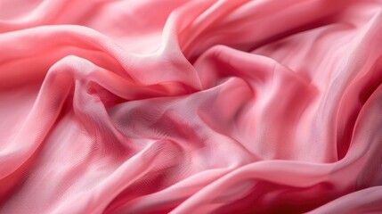 Obraz premium Close up view of pink fabric texture