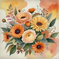 Rustic Floral Delights: A Cozy Vintage Collection