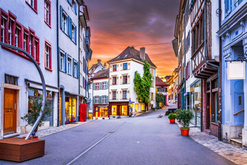 Fototapeta premium Basel, Switzerland in the Old Town
