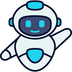 Futuristic Robot Illustration