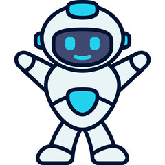 Futuristic Robot Illustration