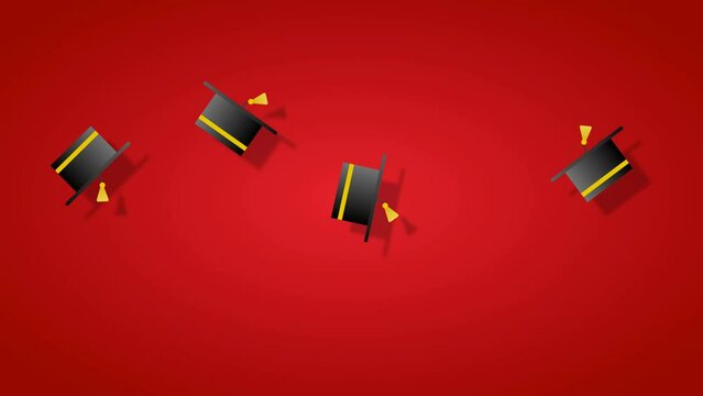 Des chapeaux d'&eacute;tudiants mortarboard lanc&eacute;s en l'air pour la remise des dipl&ocirc;mes 