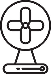 Fan Line Icon
