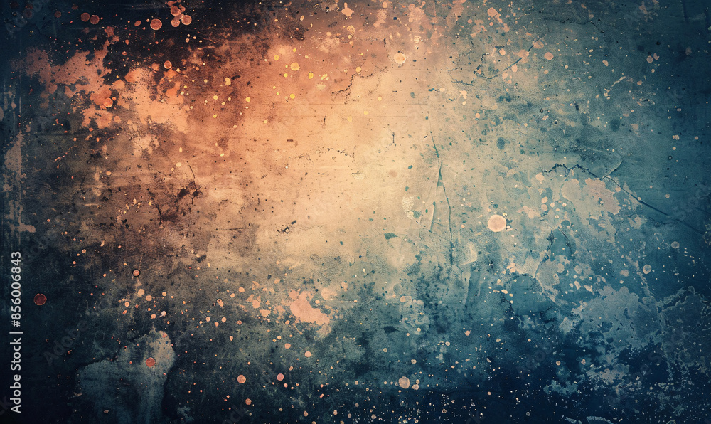 Wall mural old photo texture-generative ai