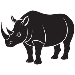 rhino vector illustration