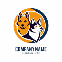 cat and dog logo