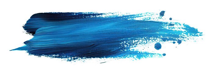 blue strokes transparent