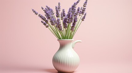lavender in vase