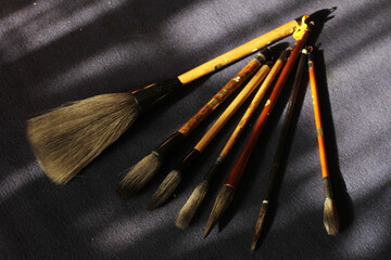 Japanese calligraphy brush