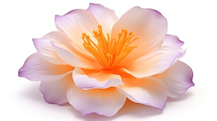 pink lotus isolated on white background