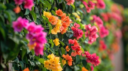 Colorful Evergreen Bougainvillea Plant A Popular Decoration for Gardens Resorts and Homes