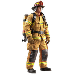 Fototapeta premium fireman in uniform