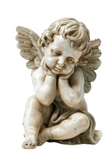 baby angel isolated on white