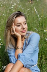 portrait of a person in field 