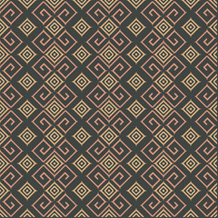 Ikat pixel pattern seamless luxury