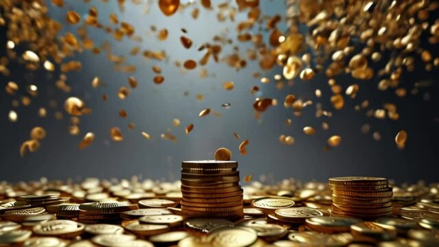 many gold coins fell under the gold coin arrangement