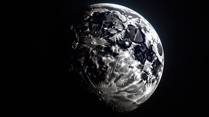The moon is a beautiful and mysterious celestial body that has been a source of fascination for humans for centuries.