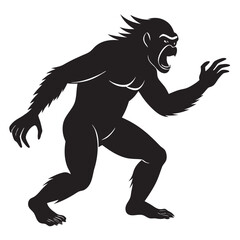 gorilla illustration mascot
