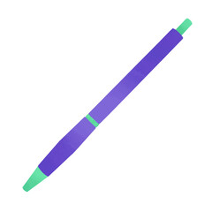 Ballpoint pen, illustration without background.