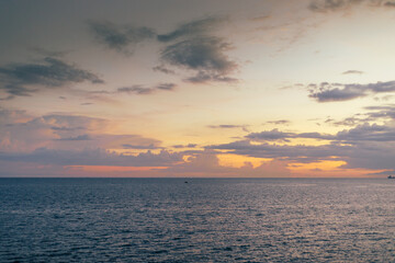 Fototapeta premium Sunset at the sea