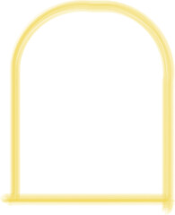 Yellow frame luxury vector shape