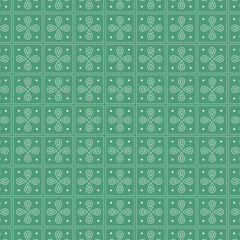 Green Fabric Pattern inspired by Bandhani Art