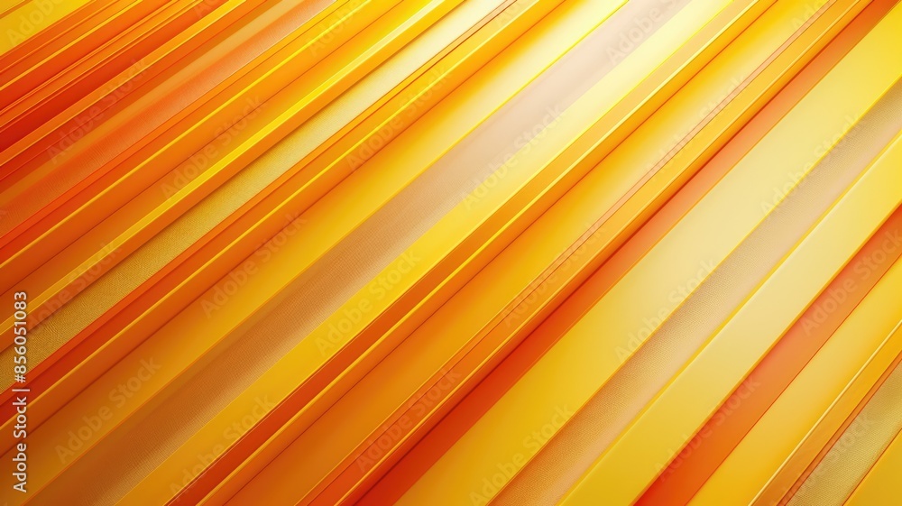 Poster abstract background with yellow and orange diagonal lines. digital art. aig53f.