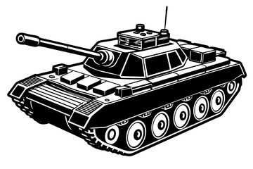 military tank vector illustration