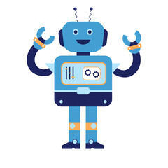 Futuristic Robot Illustration