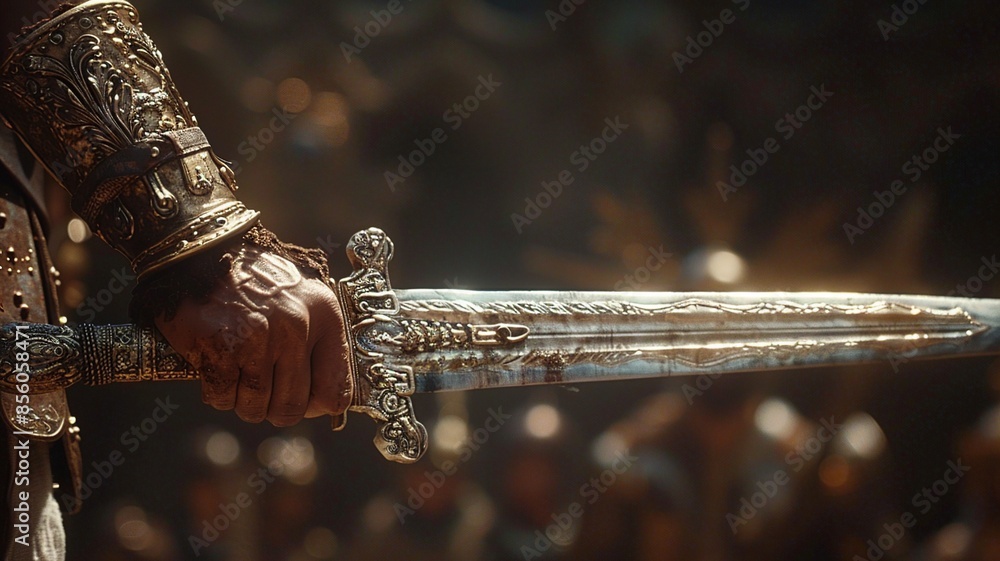 Poster journey back in time with a glimpse of the roman empire military arsenal showcasing a diverse array 