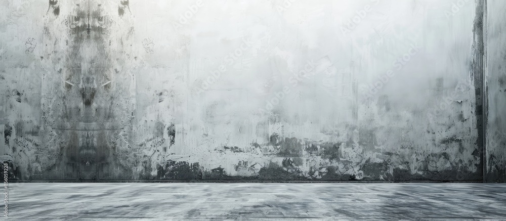 Leinwandbilder white and gray wall and studio room background. copy space image. place for adding text or design