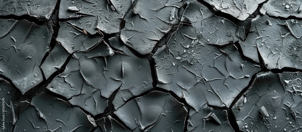 Aufkleber Grey background created from picture of plastic cracking surface. with copy space image. Place for adding text or design