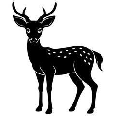 deer silhouette vector