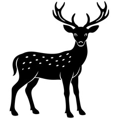 deer silhouette vector