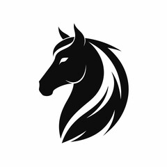 horse head silhouette