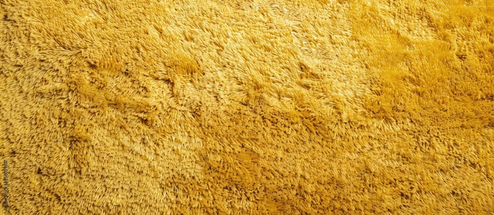 Poster Old yellow carpet texture. with copy space image. Place for adding text or design