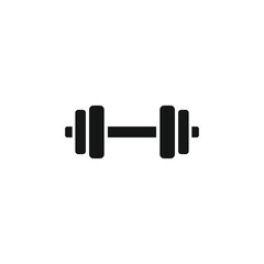 Barbell icon vector. EPS 10 editable vector