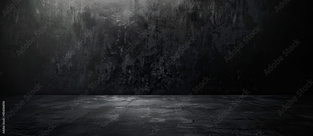 Fototapete empty dark scene black background backdrop blank studio photo. copy space image. place for adding te