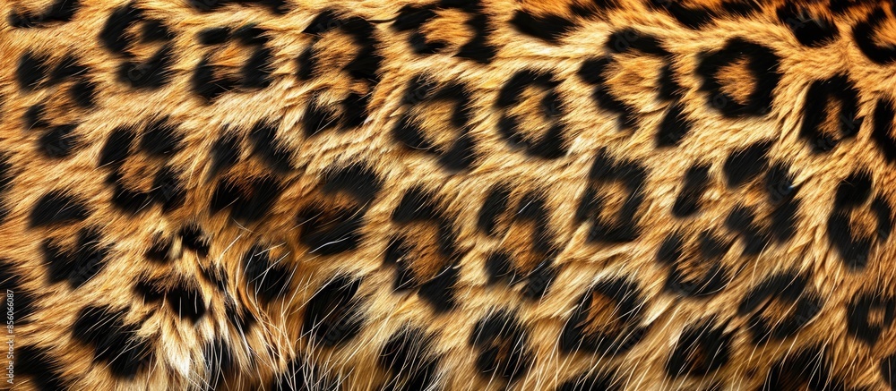 Aufkleber Leopard skin pattern texture. with copy space image. Place for adding text or design