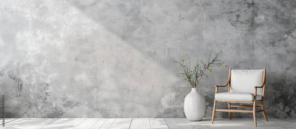 Poster Background image with sketches and drawings on grey wall. with copy space image. Place for adding text or design