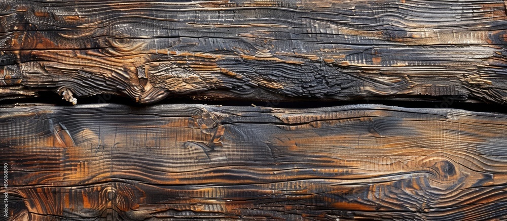 Aufkleber Texture of wood background close up. Empty template. Top view. with copy space image. Place for adding text or design