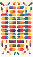 Medicines and dietary supplements, vitamins for health