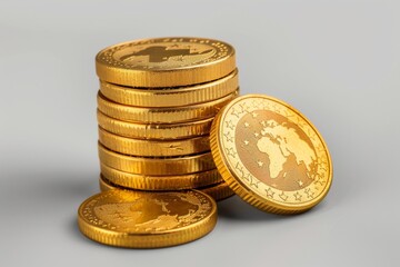Stack of Golden Coins