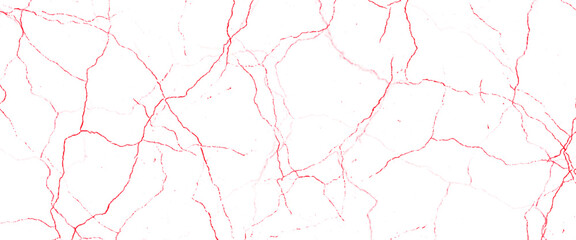 Vector red cracks texture with red marble texture Transparent background