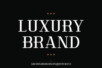 Display Alphabet font vector design suitable for headline, poster, sign and many more