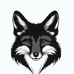 Naklejka premium wolf head icon