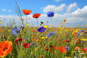 Obraz premium field of flowers 