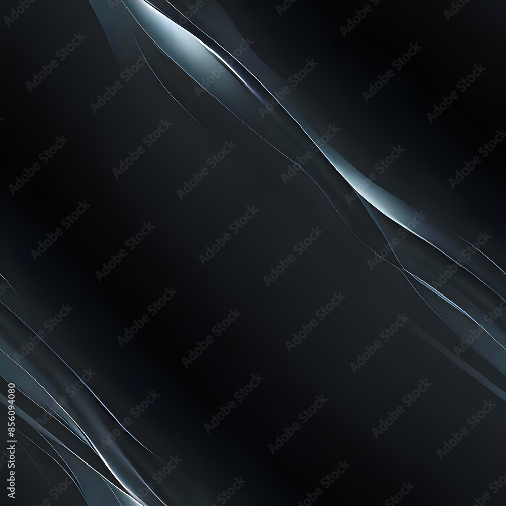 Poster a sophisticated abstract background featuring sleek, subtle lines on a deep black backdrop. perfect 